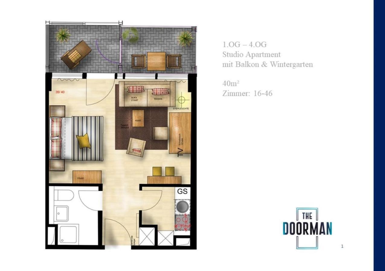The Doorman Welle Frankfurt Am Main 아파트 호텔 외부 사진
